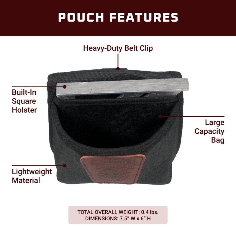 Occidental Leather Clip-On Pouch - Large - Made in USA - Image 3